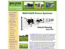 Tablet Screenshot of maxflex.com